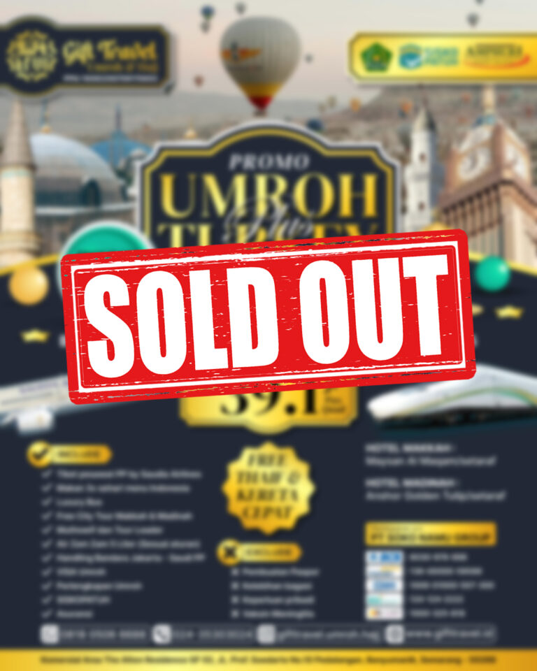 paket umroh + turki sold out
