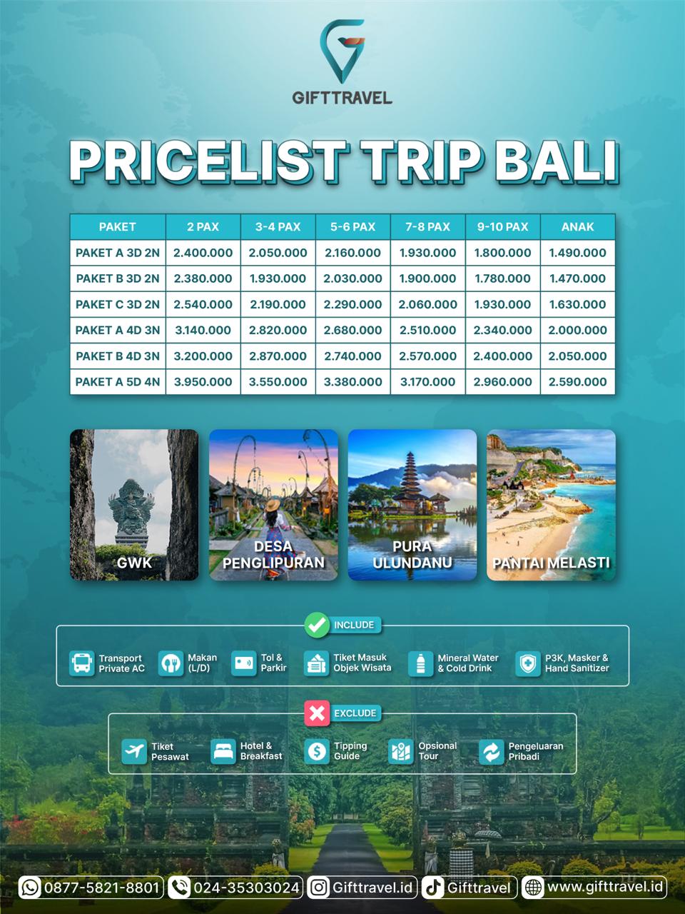 Trip Domestik Bali
