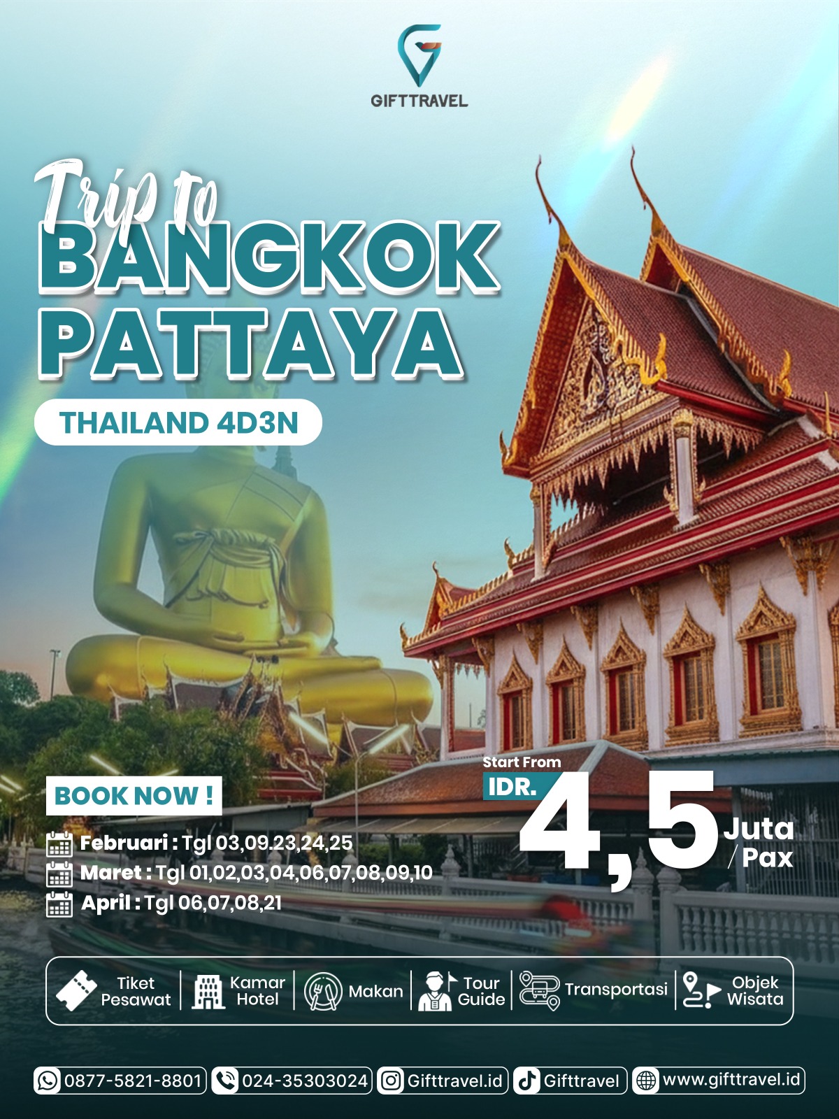 trip to bangkok pattaya